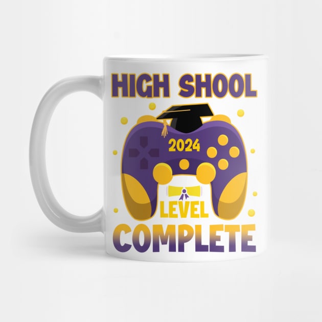 Senior Gamer 2024 High School Level Complete Gift for Men Women by tearbytea